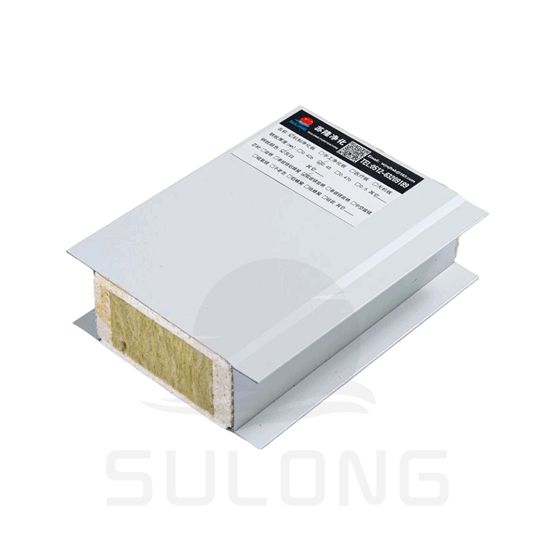 Machine-made Double Glass Magnesium Rockwool Panel