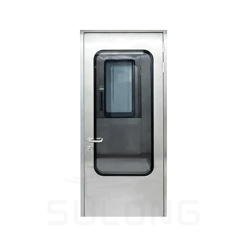 Stainless steel cleanroom door